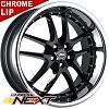 18&quot; rims and tires - gloss black with chrome lip - 3.75&quot; lip!-r1_drift_blk_2.jpg